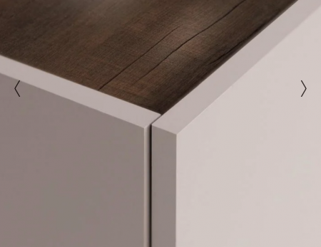 Тумба ТВ MRK- Нео 1,6 м Глянец орех макадамия/ супермат Тоффи   