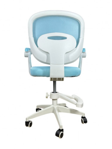 Кресло вращающееся детское с подставкой для ног Perfect KIDS BLUE 