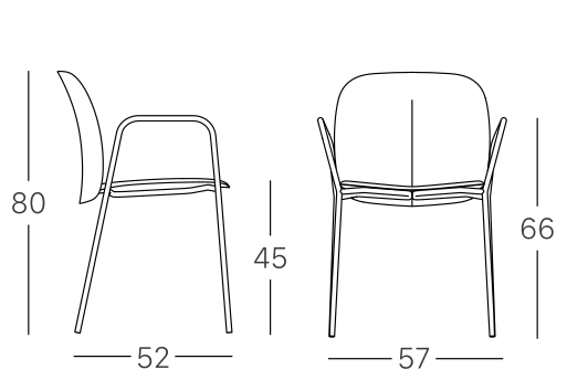 Кресло обеденное улиное VLL- SCAB Mentha 2707 (шалфейно-зеленый)