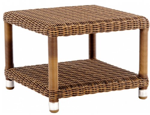 Стол кофейный из техноротанга Alexander Rose TEA-SAN MARINO SUNBED TABLE 0.4M X 0.4M