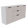 Комод на 3 ящика и 2 двери ViA- Сити 4