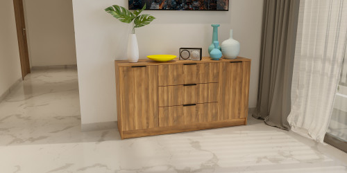 Комод на 3 ящика и 2 двери ViA- Сити 4