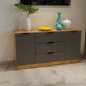 Комод на 3 ящика и 2 двери ViA- Сити 4
