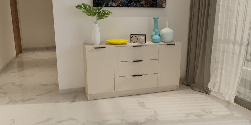 Комод на 3 ящика и 2 двери ViA- Сити 4