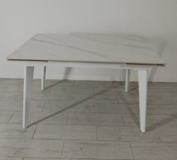 Раскладной стол с керамической столешницей Elt- DT-8010-H01 matt (120/180х80 см) 