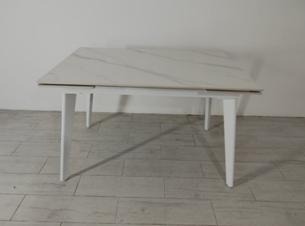 Раскладной стол с керамической столешницей Elt- DT-8010-H01 matt (120/180х80 см) 