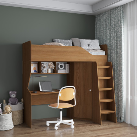 Детская кровать 3 в 1 195х202х83 KOD- КР-Горище