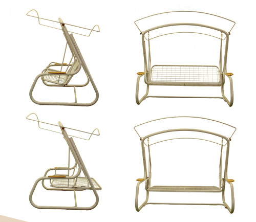 Качель с откидной спинкой и москитной сеткой GG- Валенсия (арт 050)