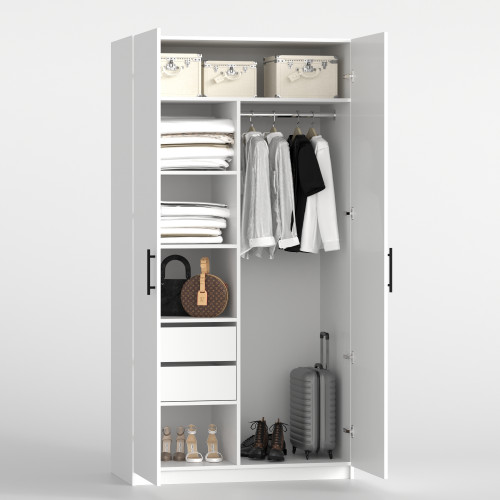 Шкаф 195х100х52 cм KOD- ШК-100 ящ