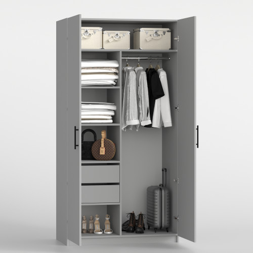 Шкаф 195х100х52 cм KOD- ШК-100 ящ