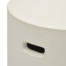 Стол/подставка Kave Home AIGUABLAVA Ø37 см J2200017PR05 (белый)