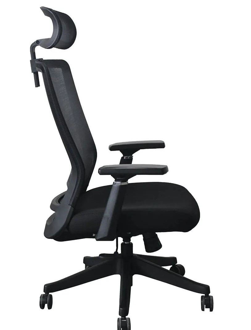 Крісло для оператора LUX- OPTI-ON BLACK / GREY ергономічне
