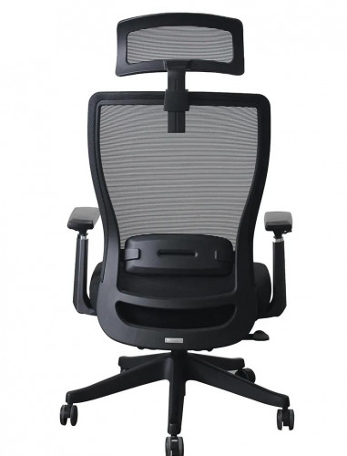 Крісло для оператора LUX- OPTI-ON BLACK / GREY ергономічне