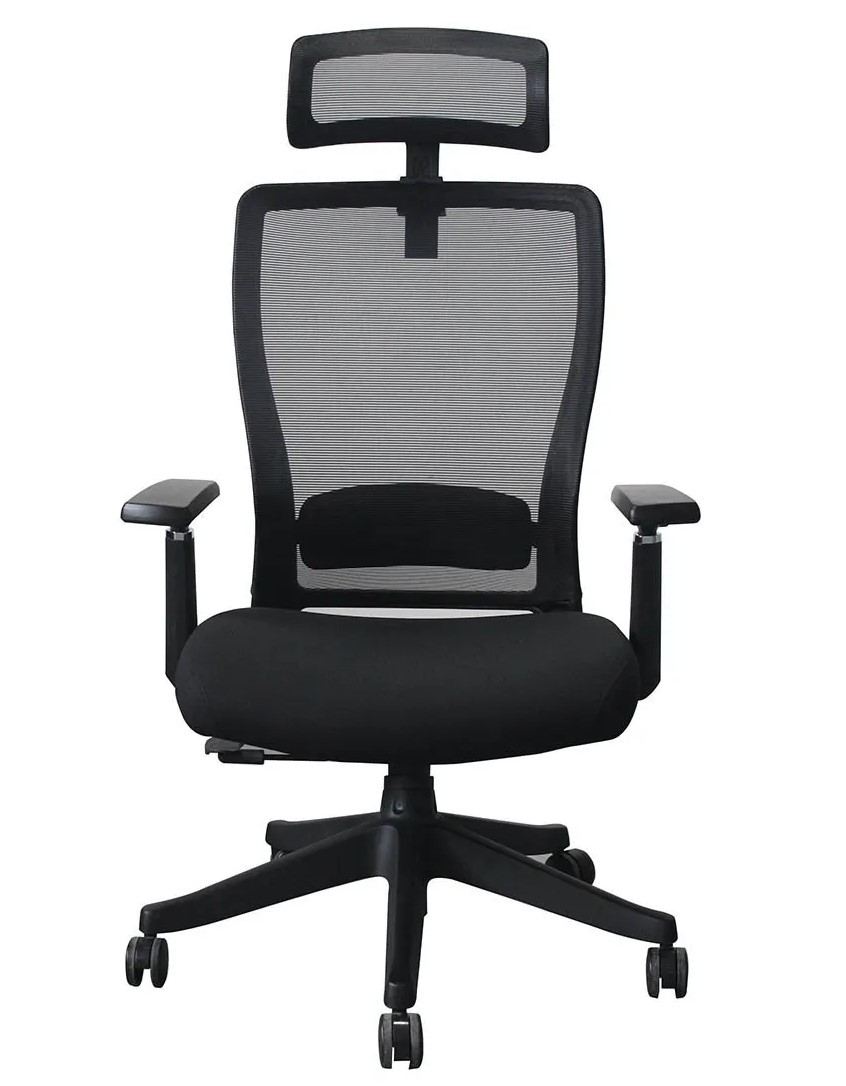 Крісло для оператора LUX- OPTI-ON BLACK / GREY ергономічне