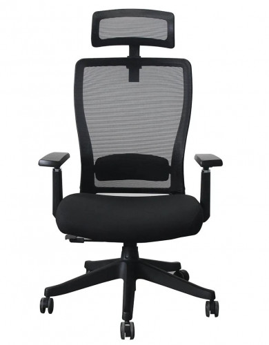 Крісло для оператора LUX- OPTI-ON BLACK / GREY ергономічне