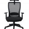 Крісло для оператора LUX- OPTI-ON BLACK / GREY ергономічне
