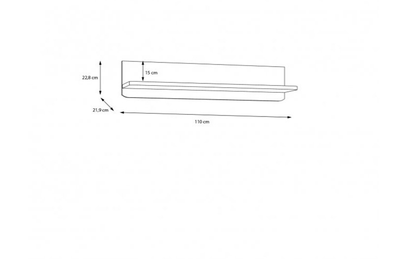 Полка подвесная PL- Forte Surfinio SFNB01