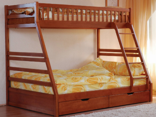 Кровать двухъярусная VNG- Юлия (с ящиками)
