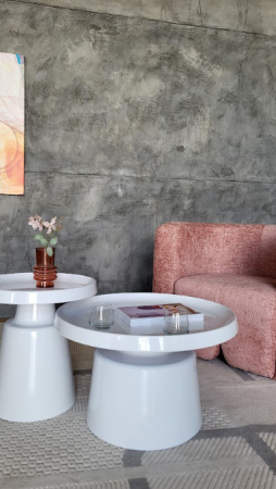 Комплект журнальных столиков VTR- Бенито CT-45 белый