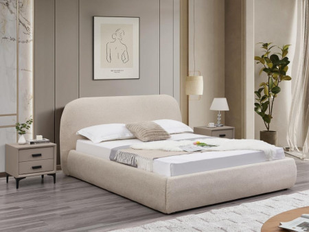 Кровать с подъемным газовым Avn- LUMINA 160 Light Khaki 