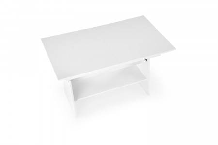 Стол трансформер раскладной HALMAR ERIKA белый 120-160 см