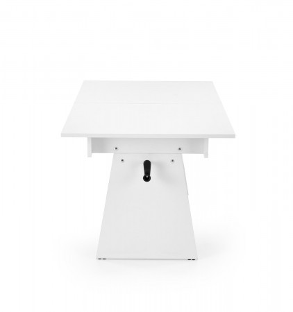 Стол трансформер раскладной HALMAR ERIKA белый 120-160 см