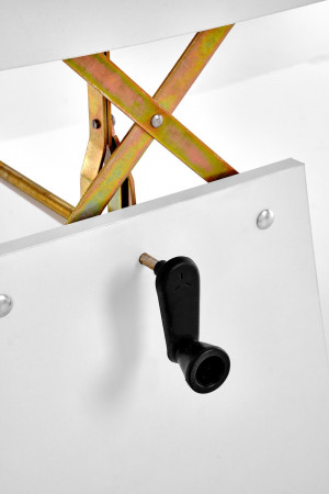 Стол трансформер раскладной HALMAR ERIKA белый 120-160 см