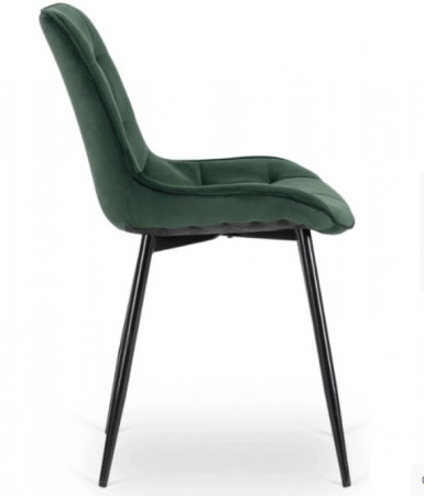 Стул обеденный MEBEL ELITE CHRIS зеленый велюр
