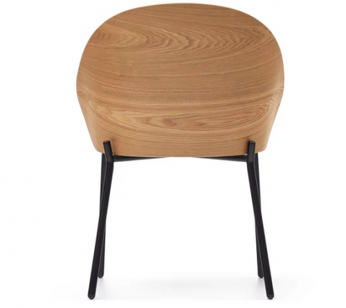 Стул обеденный CRV- Moon salt черные ножки