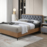 Кровать двуспальная SIGNAL Donna VELVET 160х200 (серый)