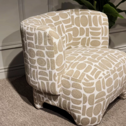 Кресло CRV- Evan Beige dots, бежевый