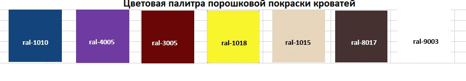 Кровать односпальная металлическая MGP- Амбер