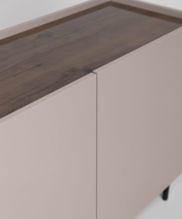 Комод MRK- Нео 4дв 2,0 м Глянец орех Макадамия/ супермат Тоффи 