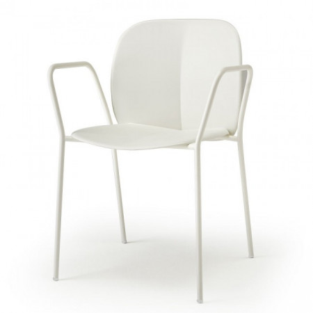 Кресло обеденное улиное VLL- SCAB Mentha 2707 (белый, антрацит, торотора, карамель)