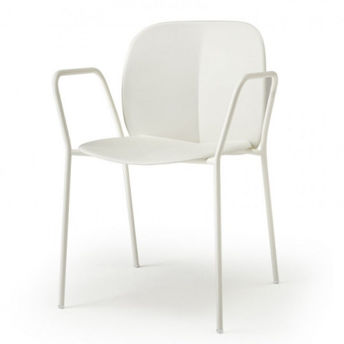 Кресло обеденное улиное VLL- SCAB Mentha 2707 (белый, антрацит, торотора, карамель)