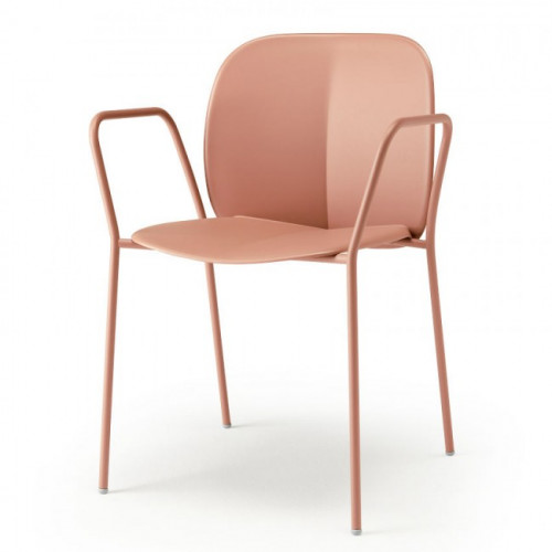 Кресло обеденное улиное VLL- SCAB Mentha 2707 (белый, антрацит, торотора, карамель)