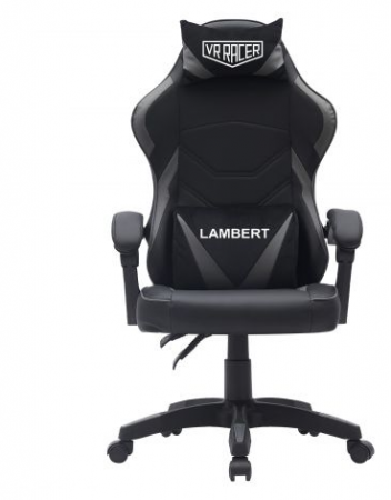 Офисный стул MFF- VR Racer Dexter Lambert черный/серый