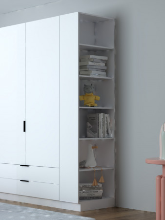 Шкаф-пенал открытый боковой ViA- Сити С-0