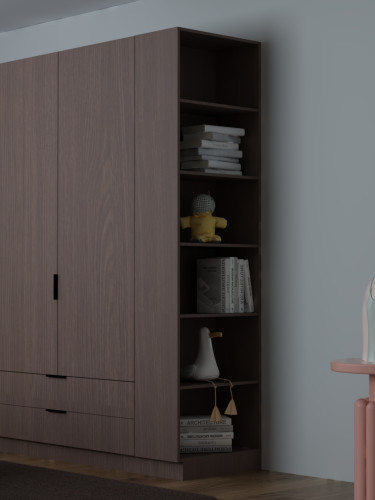 Шкаф-пенал открытый боковой ViA- Сити С-0