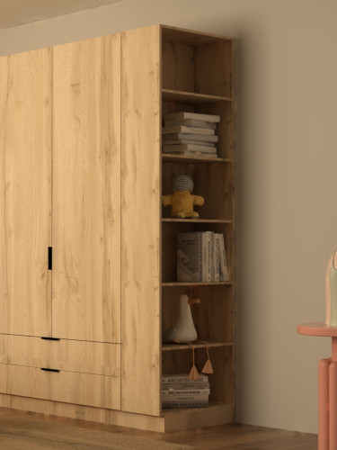 Шкаф-пенал открытый боковой ViA- Сити С-0