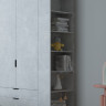 Шкаф-пенал открытый боковой ViA- Сити С-0