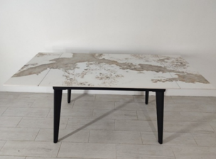 Раскладной стол с керамической столешницей Elt- DT-8010-H02 matt (120/180х80 см)  