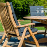 Стол из дерева Alexander Rose TEA- ROBLE BENGAL DINING TABLE 1.45M Ø