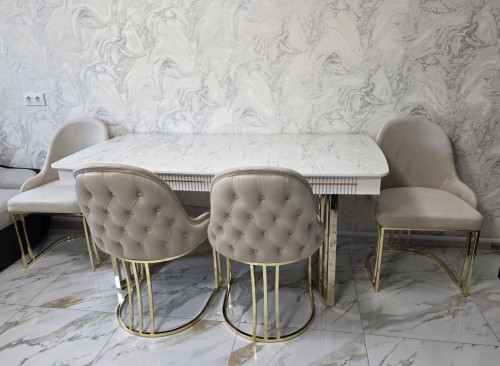 Стул Art-Deco EXI- RODOS BEIGE GOLD 