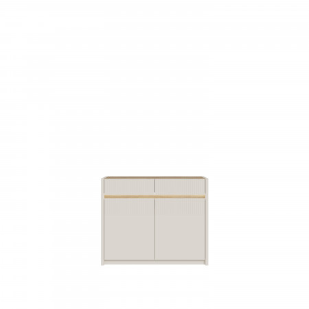 Комод с освещением Forte OAK SQUERE OSQK221B песочный