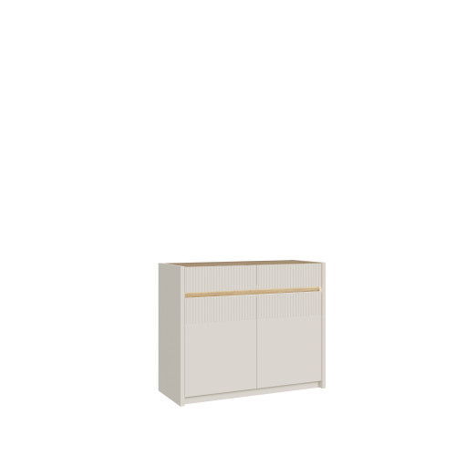 Комод с освещением Forte OAK SQUERE OSQK221B песочный
