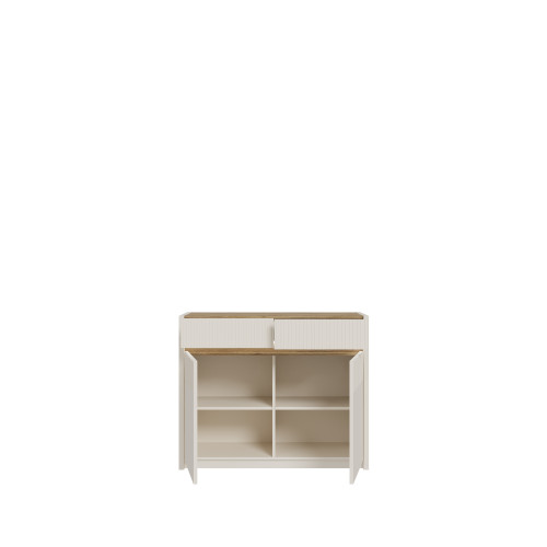 Комод с освещением Forte OAK SQUERE OSQK221B песочный