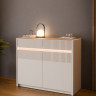 Комод с освещением Forte OAK SQUERE OSQK221B песочный