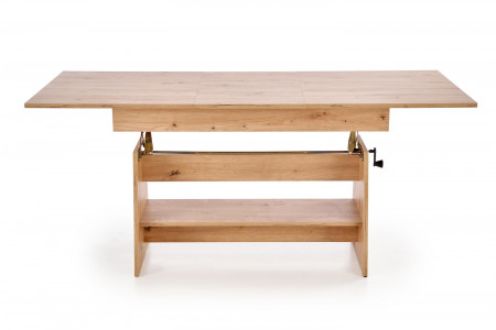 Стол трансформер раскладной HALMAR ERIKA дуб артизан 120-160 см