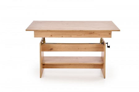 Стол трансформер раскладной HALMAR ERIKA дуб артизан 120-160 см